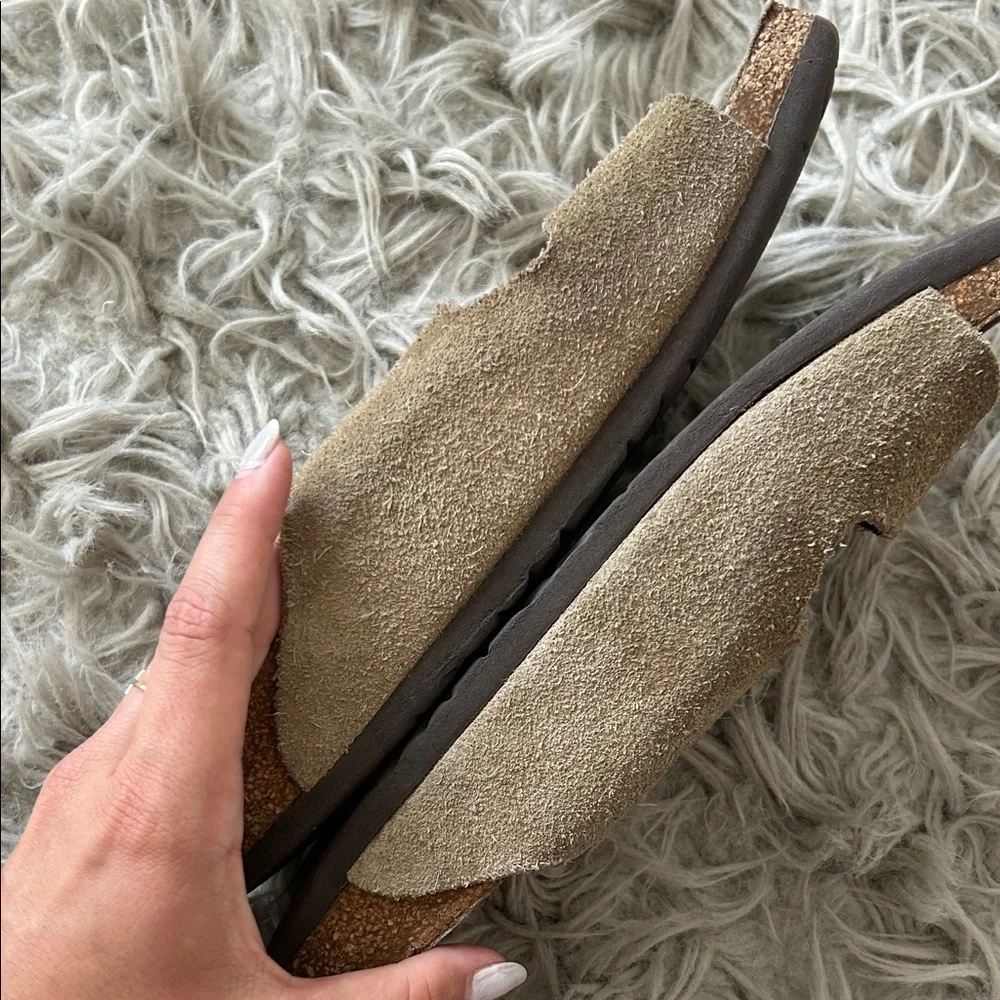 Tan/Army Green Birkenstocks Double-Strap size 39 - Picture 4 of 6